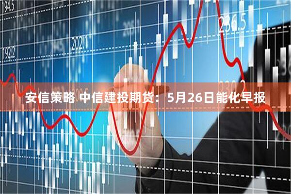 安信策略 中信建投期货：5月26日能化早报